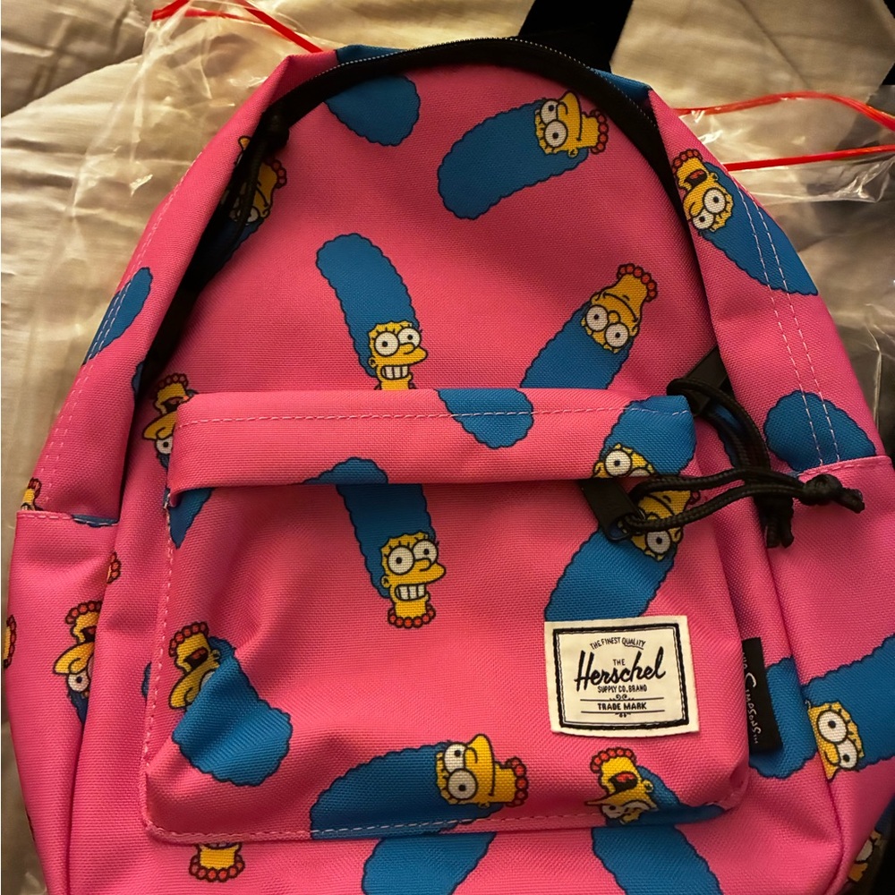 Herschel Supply Company marge simpson Pink and Blue Backpack
